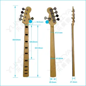 Maple 5-String Bass Neck with Locking Tuners 7 S5b7436661d384750ac608041bcb95a5aO