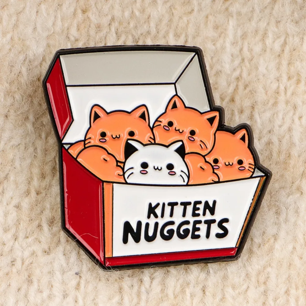 Colorful Cartoon Cat Pin for Jackets and Bags 4 Colorful Cartoon Cat Pin for Jackets and Bags - Image 4