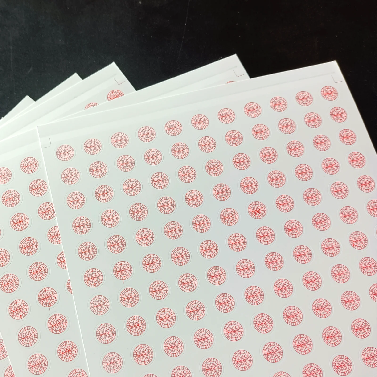 Red Security Seal Stickers, 10mm Diameter Set 6 Red Security Seal Stickers, 10mm Diameter Set - Image 6