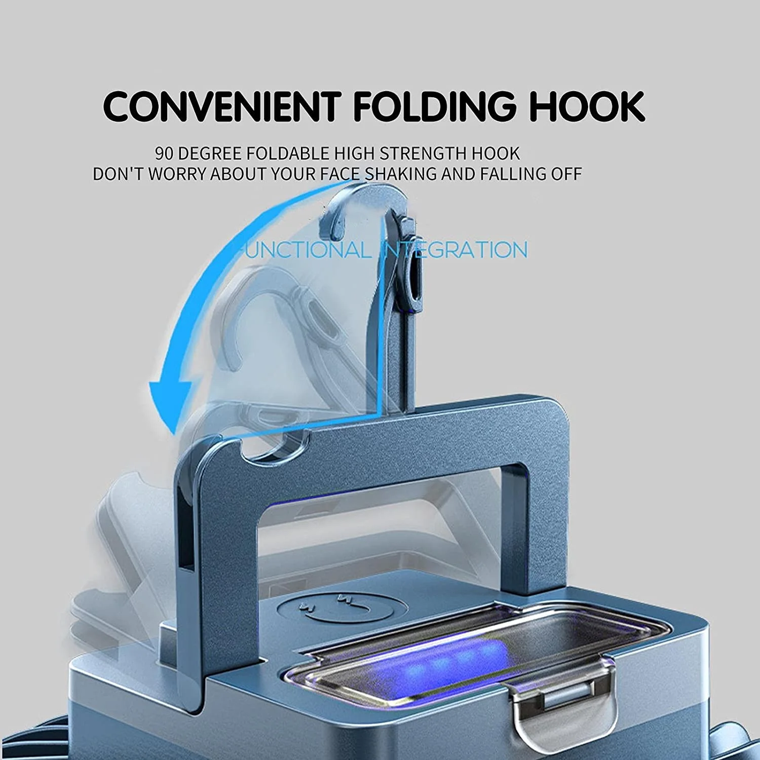 Portable Camping Fan with LED and 2400mAh Battery 6 Portable Camping Fan with LED and 2400mAh Battery - Image 6