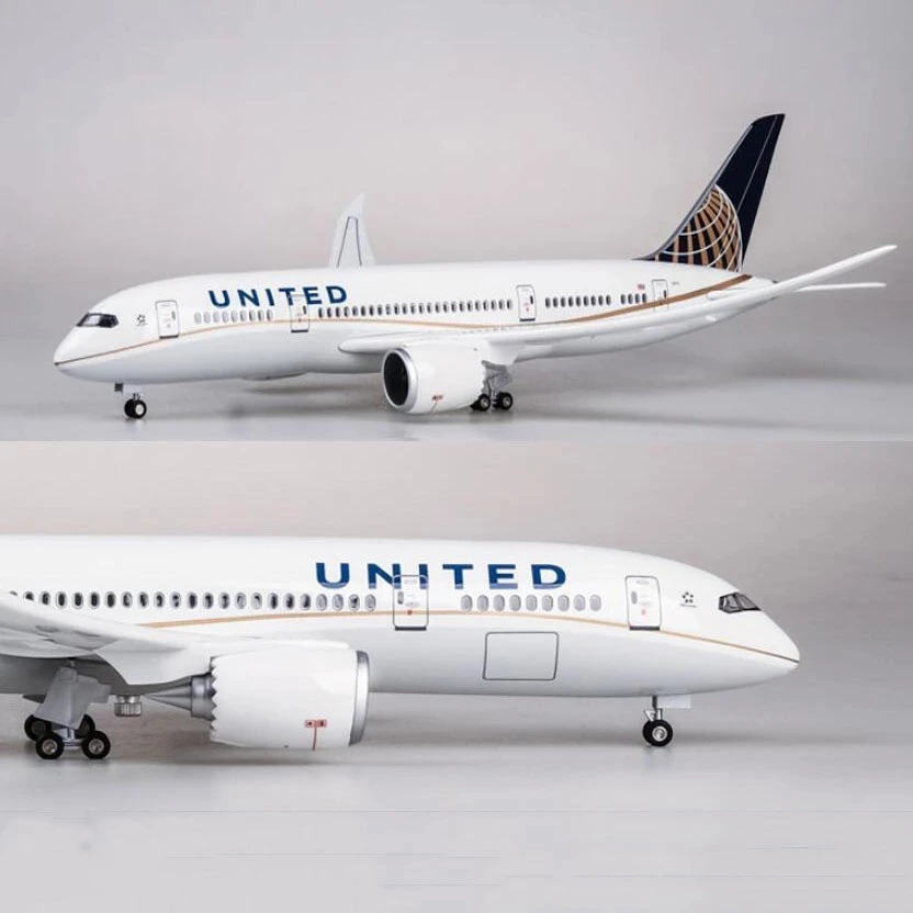 B787 United Airlines Scale Model 43cm with LED 4 B787 United Airlines Scale Model 43cm with LED - Image 4