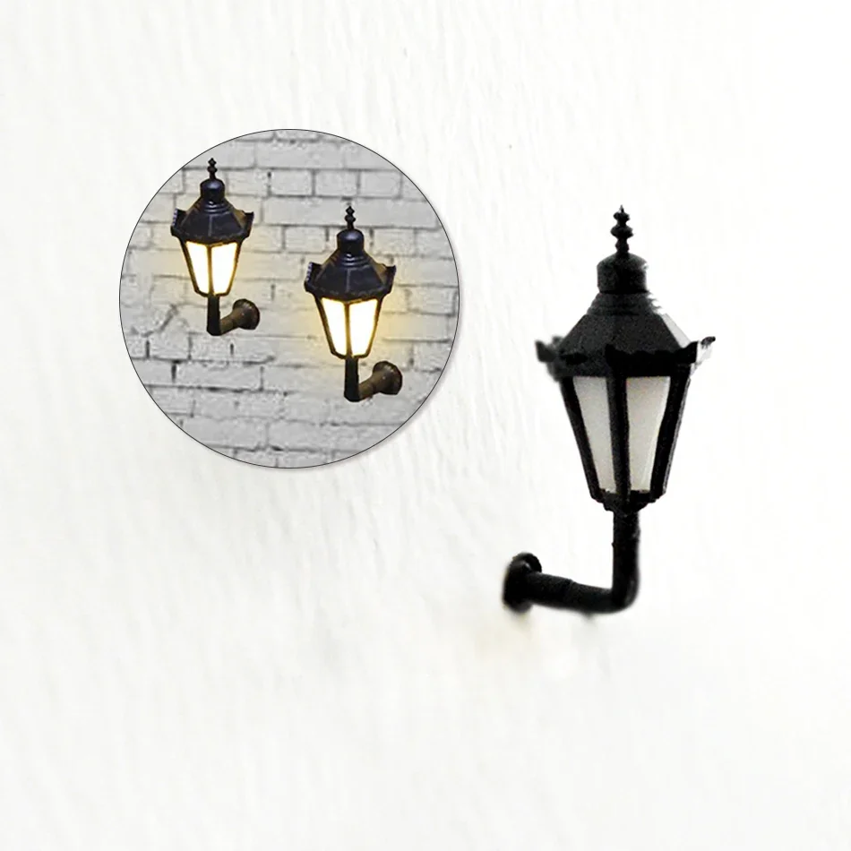Vintage Miniature Wall Lamp Set for Dioramas 5 Vintage Miniature Wall Lamp Set for Dioramas - Image 5