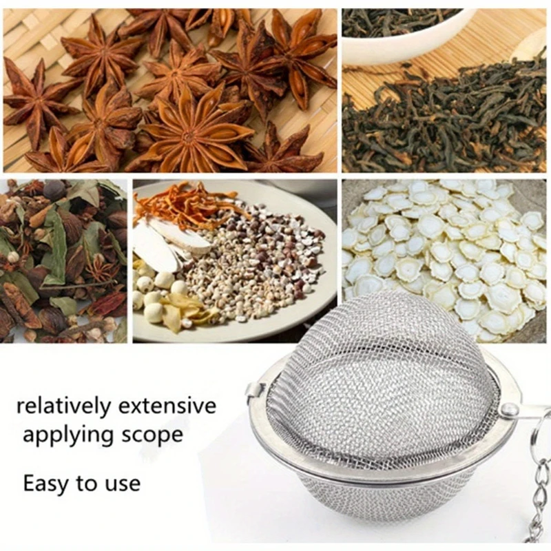 Stainless Steel Tea Infuser Sphere Set 4 Stainless Steel Tea Infuser Sphere Set - Image 4