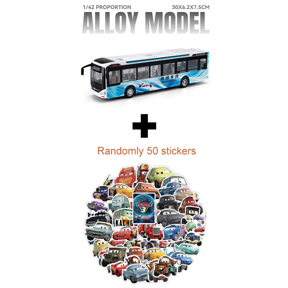 Diecast Electric Airport Bus Model 1:42 Scale 7 Diecast Electric Airport Bus Model 1:42 Scale - Image 7