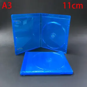 Blue CD Storage Case 13.2x17cm for Discs 17 S5c2268fd189549609540170fd8ade693p