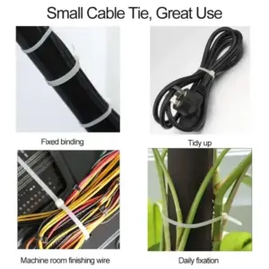 Black Nylon Cable Tie Set 100-1000 Pieces 15 S5c29b104110c4cf6a48327d20f0c5cadP