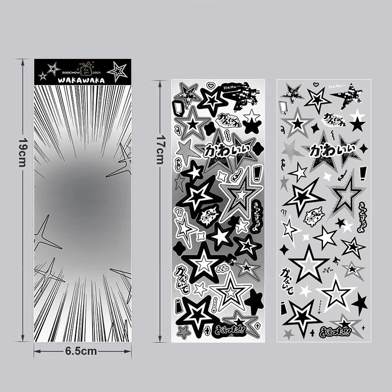 Colorful Y2K Star Sticker Sheet for Crafts 7 Colorful Y2K Star Sticker Sheet for Crafts - Image 7