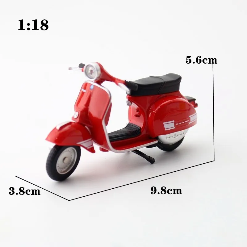 Vintage Vespa 200 Red Collectible Model 5 Vintage Vespa 200 Red Collectible Model - Image 5