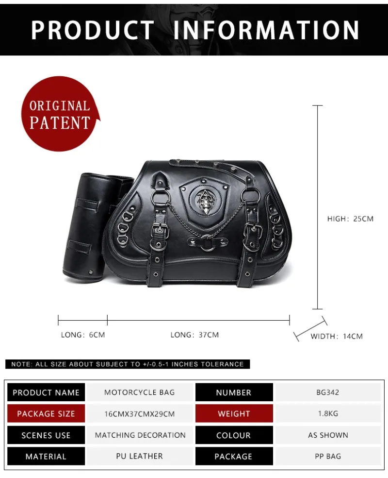 Harley Davidson FBG342BK Leather Side Box 6 Harley Davidson FBG342BK Leather Side Box - Image 6