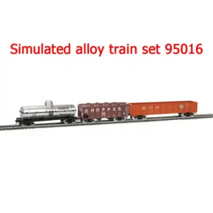 HO Scale 95016 Cargo Train Set with Metal Cars