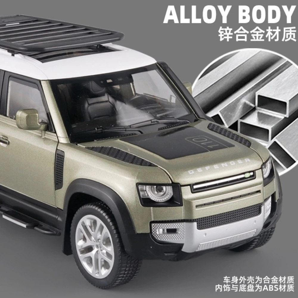 1:18 Scale Land Rover Defender 110 Alloy Model 5 1:18 Scale Land Rover Defender 110 Alloy Model - Image 5