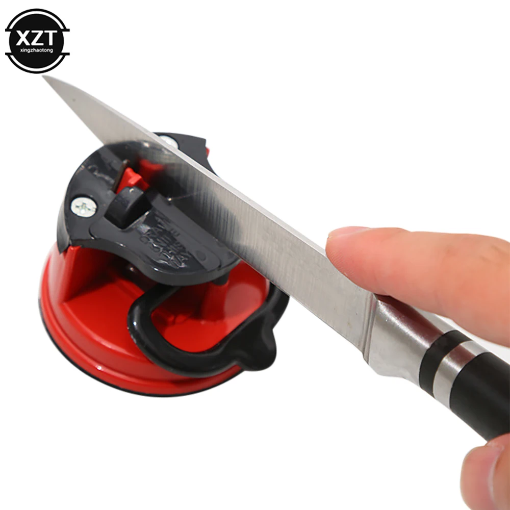 Vibrant Red Suction Cup Tool Sharpener 2 Vibrant Red Suction Cup Tool Sharpener - Image 2