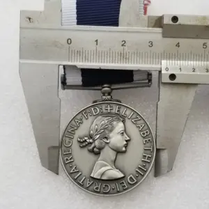 Vintage British Medal Replica with Queen Elizabeth II 11 S5cf645bb23f8493fb6bb8a6f09c7a54a3