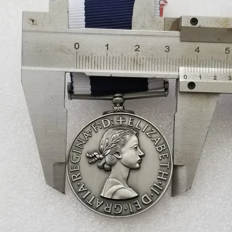 Vintage British Medal Replica with Queen Elizabeth II 6 Vintage British Medal Replica with Queen Elizabeth II - Image 6