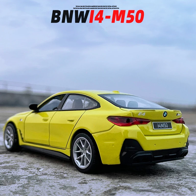 Vivid Yellow BMW I4 M50 Replica Model 6 Vivid Yellow BMW I4 M50 Replica Model - Image 6