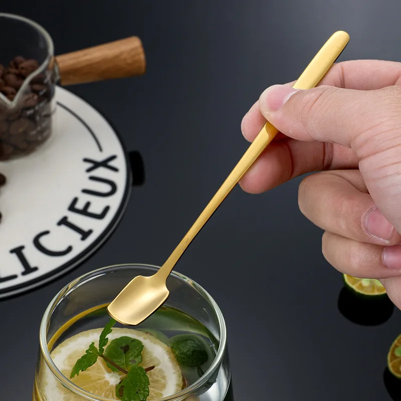Elegant Gold Stainless Steel Stirring Spoon 14.8cm 5 Elegant Gold Stainless Steel Stirring Spoon 14.8cm - Image 5