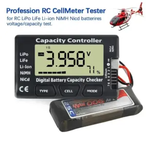 Digital Battery Capacity Checker for Lithium and NiMH 10 S5d2eca2b5bef40229443962265952fcaX