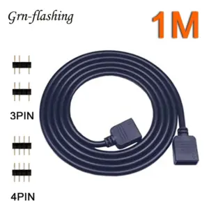 1-Meter RGB LED Extension Cable for 2835/3014/3528/5050