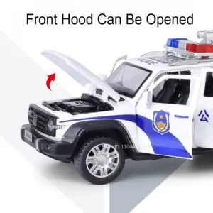 1:32 Diecast Police Car Model for Collectors 14 S5d80846bcbb949938ee5ec4863bf05ddy