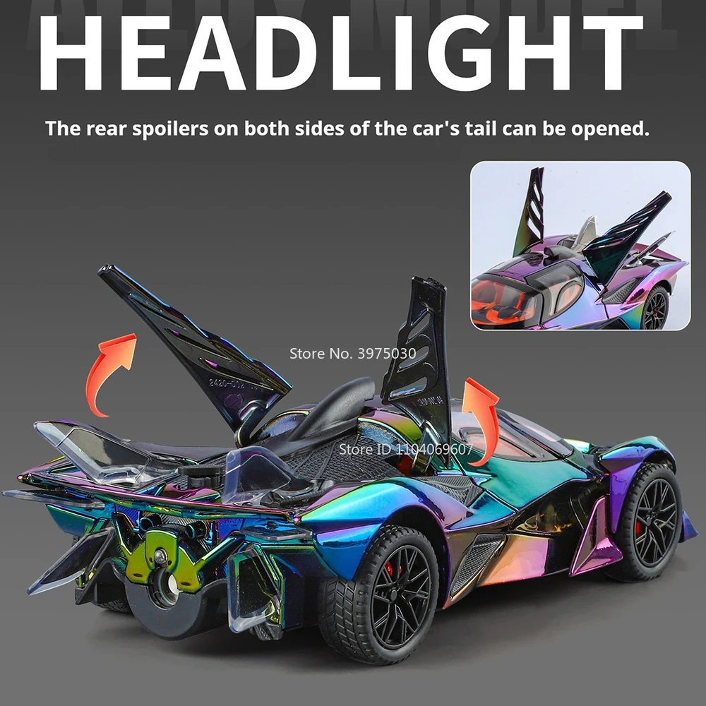 Apollo EVO 1:24 Scale Diecast Car Model 6 Apollo EVO 1:24 Scale Diecast Car Model - Image 6