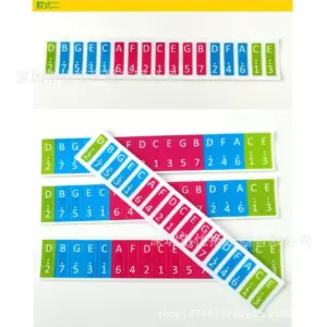 Colorful 17-Key Kalimba Note Sticker Set 11 S5dbb3283bd014c1cb52fc5702a34f1b8t