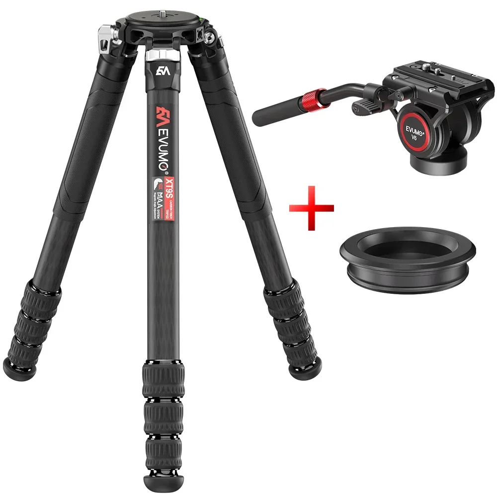 EVUMO XT9S Carbon Fiber Tripod for Cameras 9 EVUMO XT9S Carbon Fiber Tripod for Cameras - Image 9