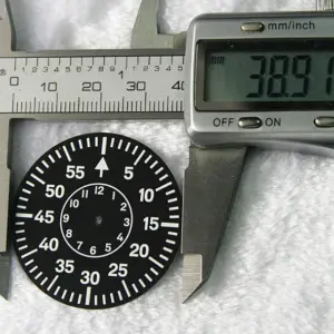 38.9mm Luminous Copper Watch Dial for ETA 6498/6497