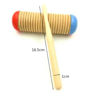 Wooden Kids' Guiro Rhythm Toy with Mallets 8 S5de52b5020604ceda0823cfbb37500dft