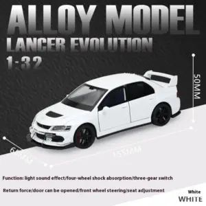1:32 Mitsubishi Lancer Evolution Diecast Model 19 S5de78cda8e24458391be28994dcf1a5fy