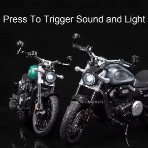 GINGER 300 Motorcycle Diecast Model 1:12 Scale 13 S5df6368d08c94bdab87f7f7a2c321448p