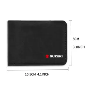 Suzuki Suede Driver License Holder 4.1x3.1 in 14 S5dfaa0d1b0a54af5a0170de403eda3f41