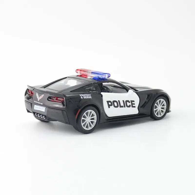 Black Chevrolet Corvette C7 Diecast Model 1:36 Scale 4 Black Chevrolet Corvette C7 Diecast Model 1:36 Scale - Image 4