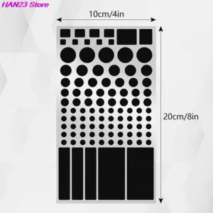 Black PVC Light-Blocking Sticker Sheet for Electronics 10 S5e34ab512f98428ba209be2a42c06cb9g