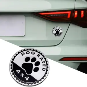 Dogs Badge Rated 3D Metal Car Emblem 15 S5e3bebde0f044056a629def933dbe45br