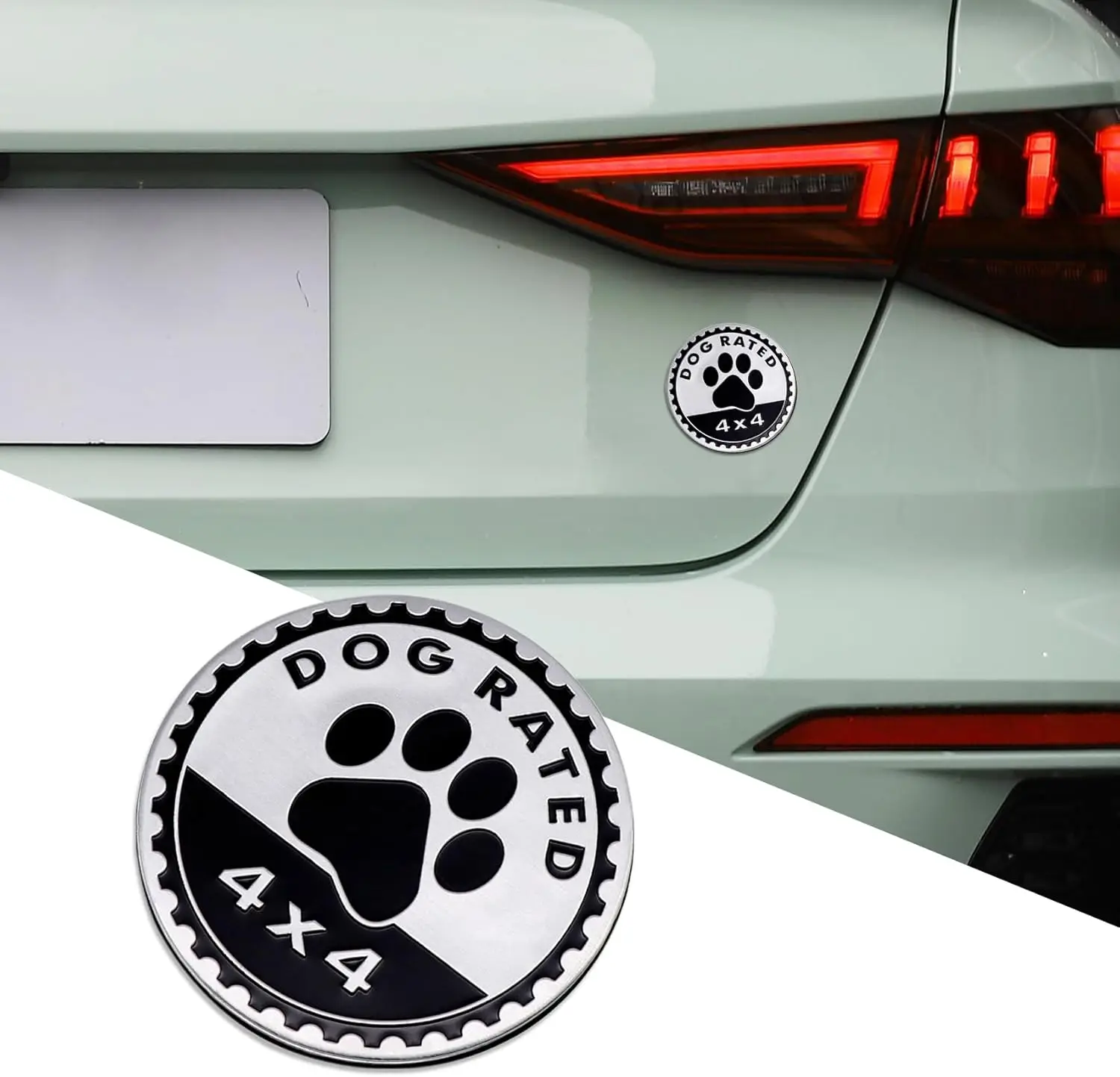 Dogs Badge Rated 3D Metal Car Emblem 8 Dogs Badge Rated 3D Metal Car Emblem - Image 8