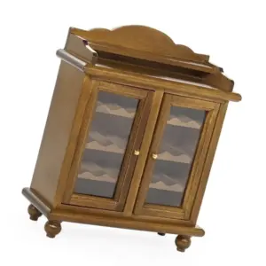 Miniature Wooden Wine Cabinet for Dollhouses 12 S5ea0b2d39e984f7ba8c3829225d9cdecG