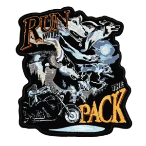 Punk Style Wolf Skull Iron-On Cloth Patch 6 S5ea4b2893a944401b0bc5d3a161e6510w