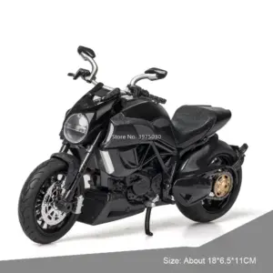 1:12 Scale Motorcycle Replica in Blue or Black 15 S5eb233aefa4d42188a3dfb0a59e22d45W