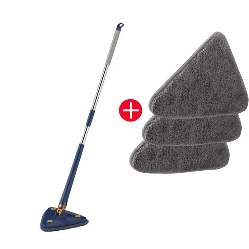 Vibrant Blue Triangular Microfiber Mop 10 Vibrant Blue Triangular Microfiber Mop - Image 10