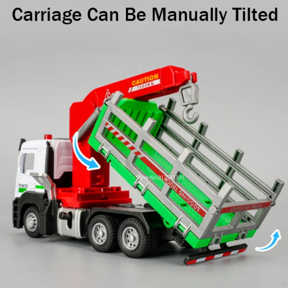 1:32 Scale Logging Truck with Sound and Light 5 1:32 Scale Logging Truck with Sound and Light - Image 5