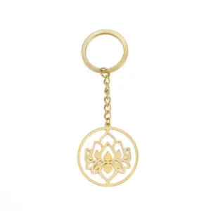 Stainless Steel Lotus Keychain for Spiritual Symbolism 19 S5f023d9e1212493993f0ee90871255e4s