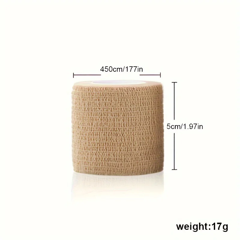 Skin-Colored Self-Adhesive Elastic Bandages Set 5 Skin-Colored Self-Adhesive Elastic Bandages Set - Image 5