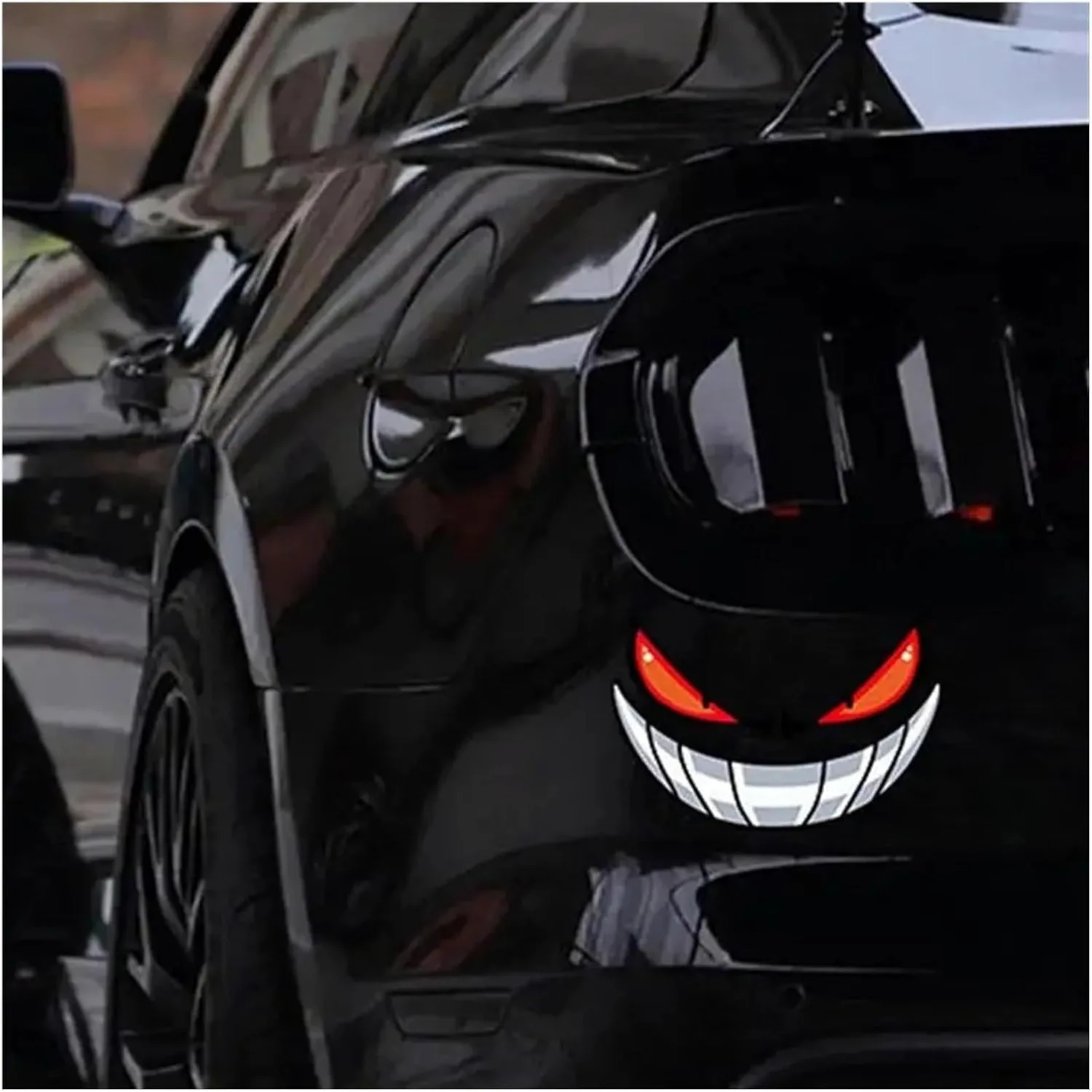 Evil Demon Eyes Decals for Helmets and Bikes 3 Evil Demon Eyes Decals for Helmets and Bikes - Image 3