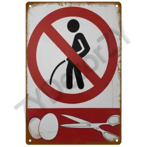 Vintage WC Toilet Metal Sign Poster 20x30cm 11 S5f1d2ede21ba4fa594baf678f857dae7r