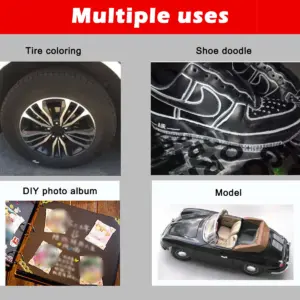 White Waterproof Oil-Based Gel Marker Set 11 S5f37e8986a5d4767b10dca0a1181e414N