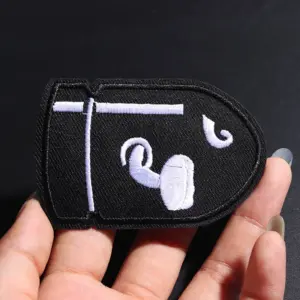 Punk Warhead Embroidered Iron-On Patch