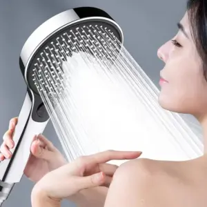 High-Pressure Rainfall Shower Head 13cm Chrome 14 S5f5ee1346573455290a793dd56d8dbdeZ 1