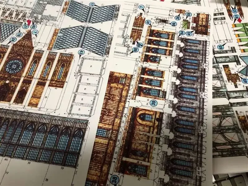 3D Paper Model of Katedrala Sv. Vita 4 3D Paper Model of Katedrala Sv. Vita - Image 4