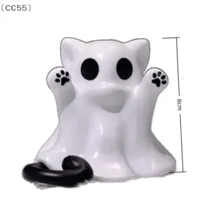 Halloween Ghost Kitten Figurine 8cm Resin 11 S5f75ca5b00b14afc8bdcf7a21d574d3dk