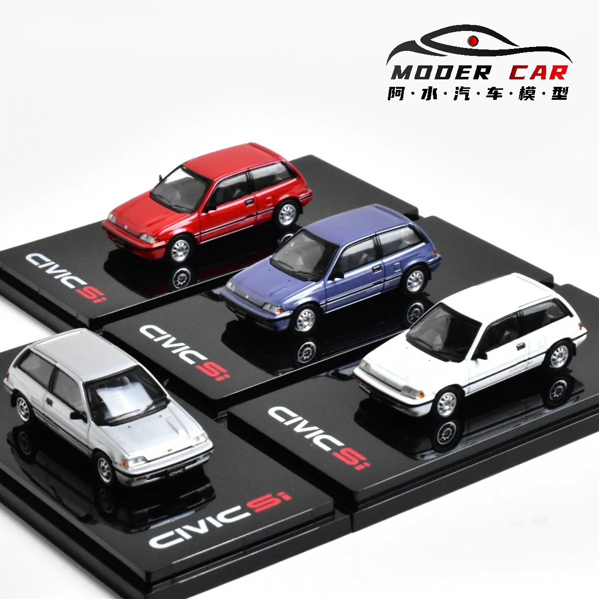 1984 Honda Civic Si 1:64 Diecast Model 1 1984 Honda Civic Si 1:64 Diecast Model